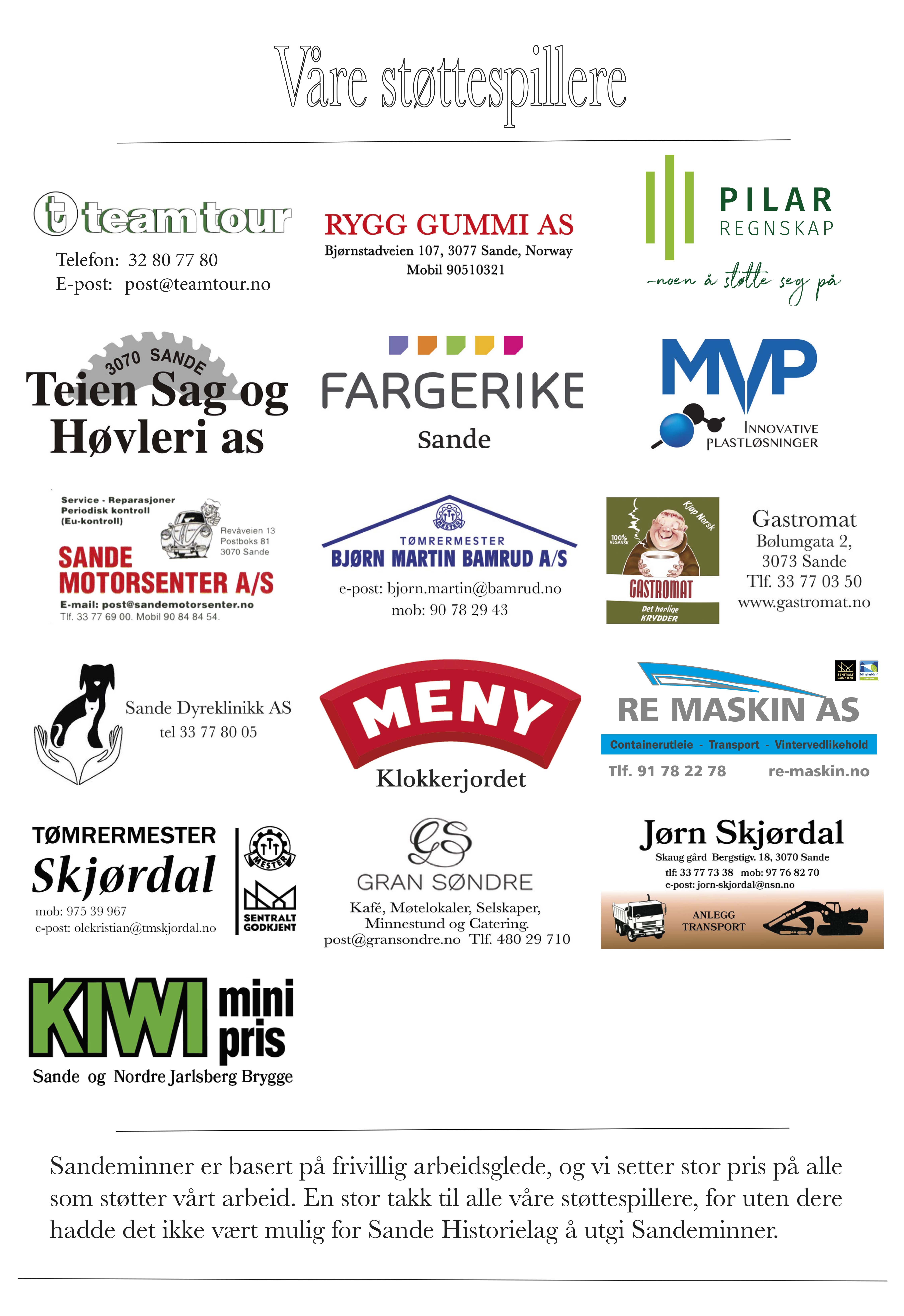 Vare stottespillere 1